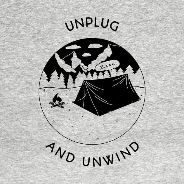 Unplug and Unwind Camping by Penn Designs